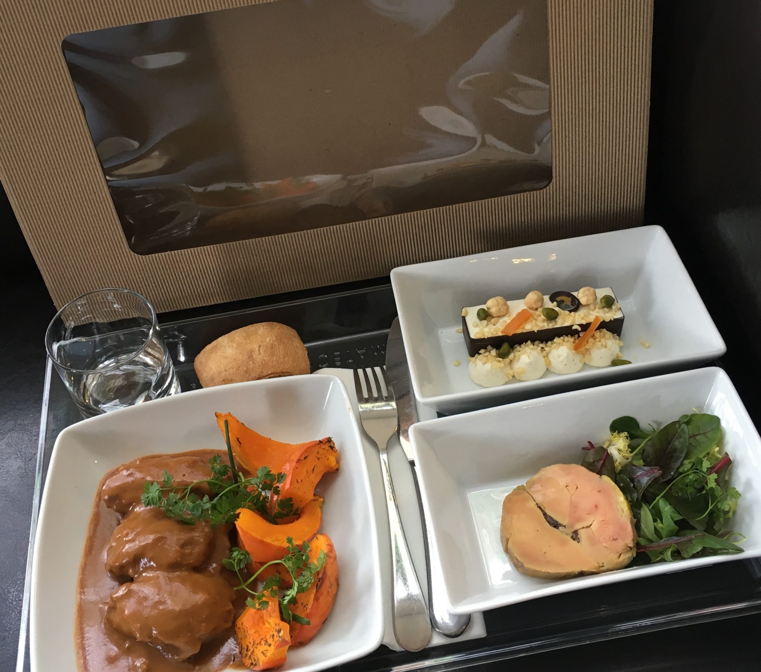 Plateau repas classe affaire click and collect